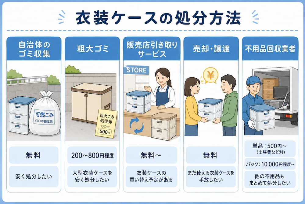 e1c0d7f96e10dc11afa0db21a9d6336b 無料処分はできる?衣装ケースの処分方法
