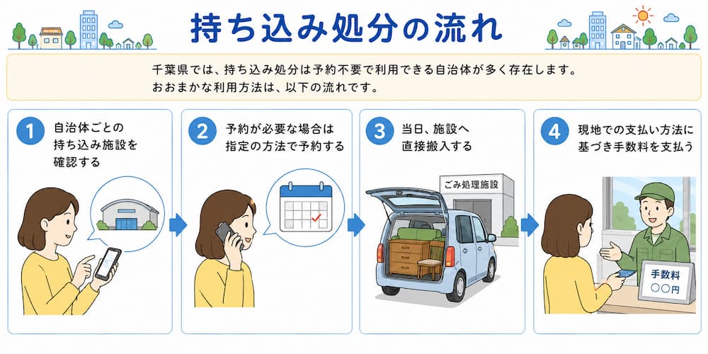 chiba mochikomi 持ち込みの申し込み方法