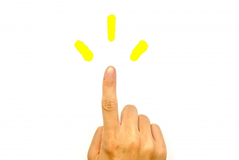 finger1 人差し指でおすすめのイメージ