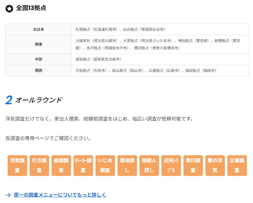 407bdc3265ecc1e51c5c9487de0b05cd サービスの特徴